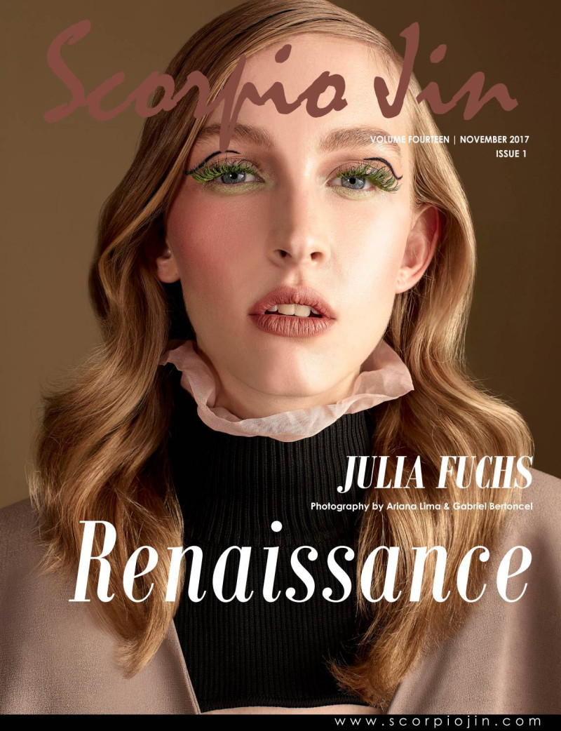 Julia  Fuchs featured on the Scorpio Jin cover from November 2017