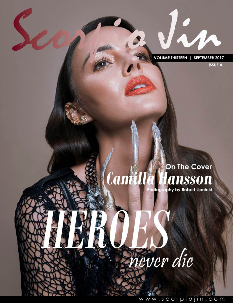 Camilla Hansson featured on the Scorpio Jin cover from September 2017