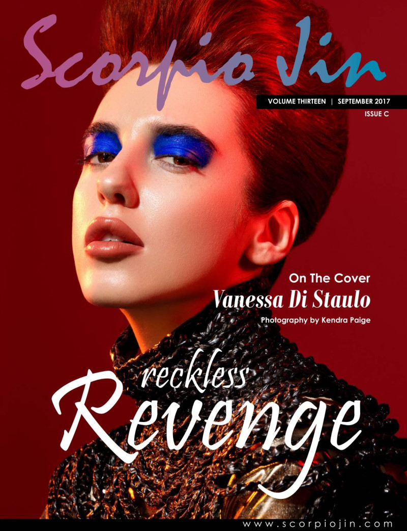 Vanessa Di Staulo featured on the Scorpio Jin cover from September 2017