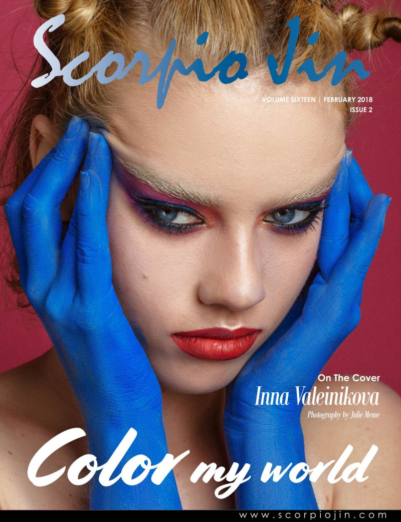 Inna Valeinikova featured on the Scorpio Jin cover from February 2018