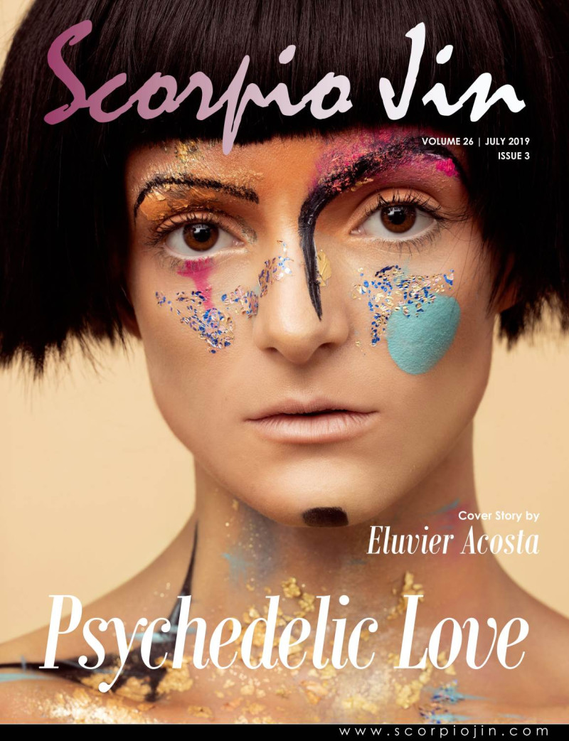 Eluvier Acosta featured on the Scorpio Jin cover from July 2019