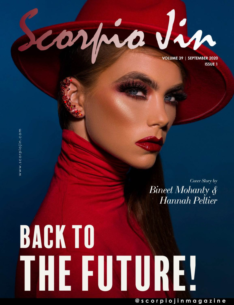 Hannah Peltier featured on the Scorpio Jin cover from September 2020