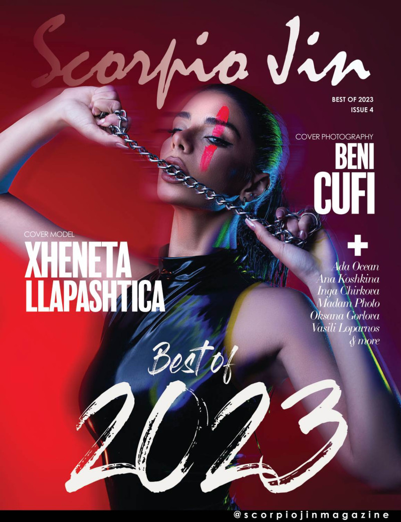 Xheneta Llapashtica featured on the Scorpio Jin cover from December 2023