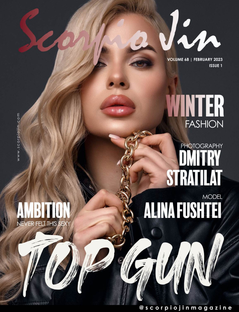 Alina Fushtei featured on the Scorpio Jin cover from February 2023