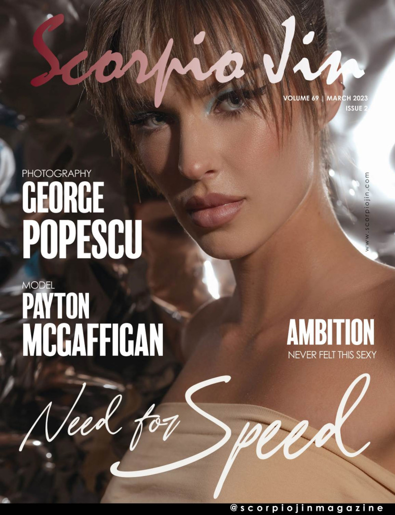 Payton McGaffigan featured on the Scorpio Jin cover from March 2023