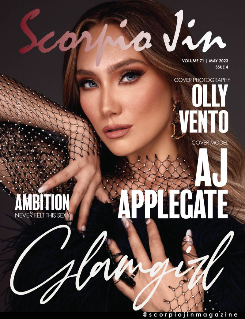 AJ Applegate featured on the Scorpio Jin cover from May 2023