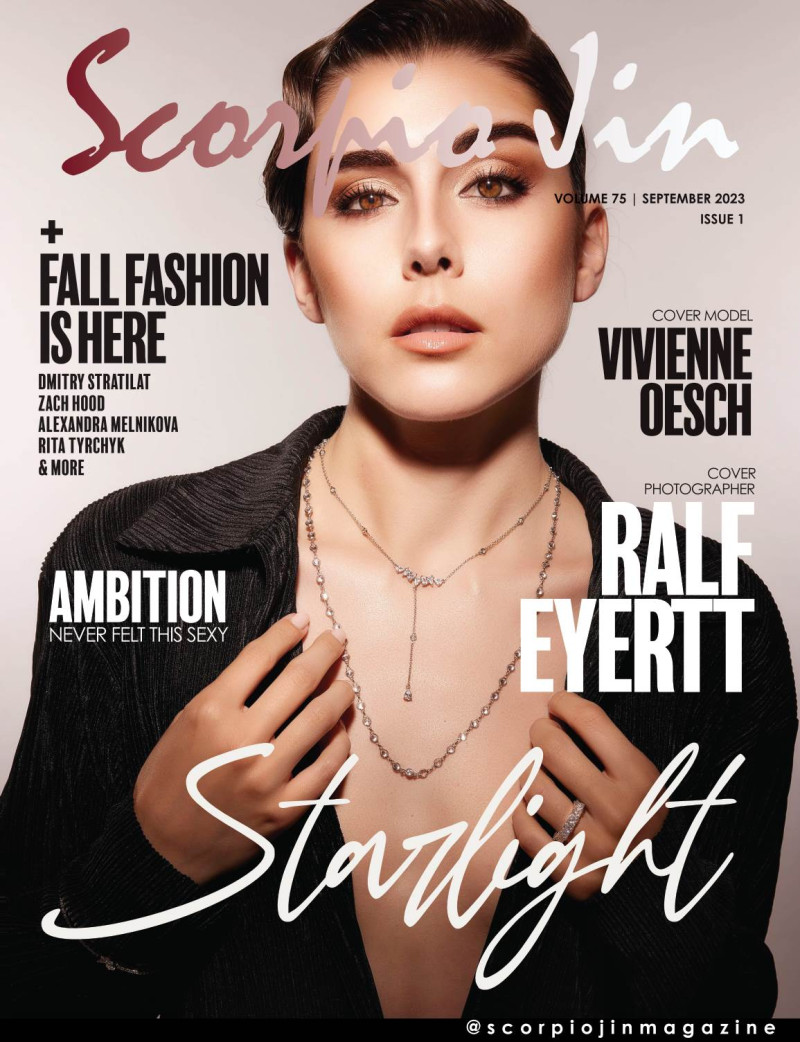 Vivienne Oesch featured on the Scorpio Jin cover from September 2023