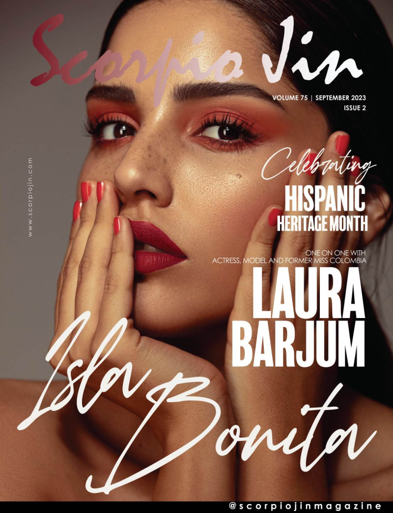 Laura Barjum featured on the Scorpio Jin cover from September 2023