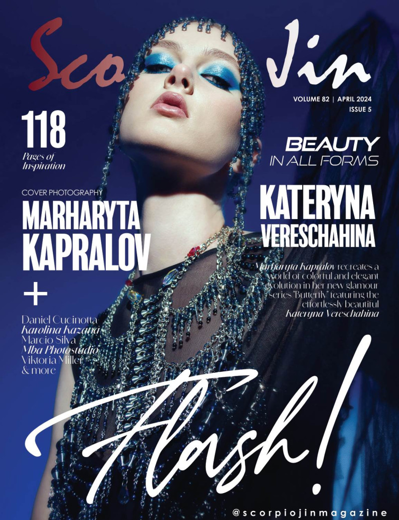 Kateryna Vereschahina featured on the Scorpio Jin cover from April 2024