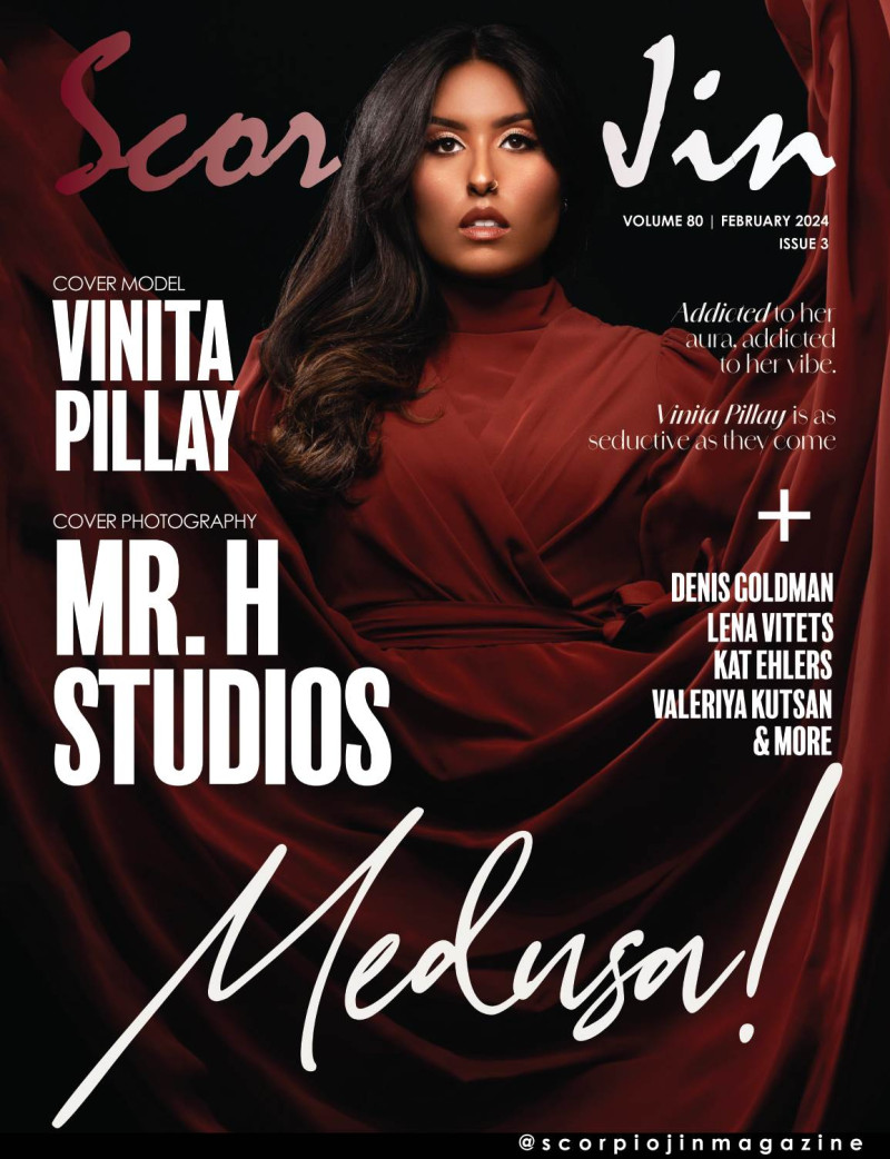 Vinita Pillay featured on the Scorpio Jin cover from February 2024