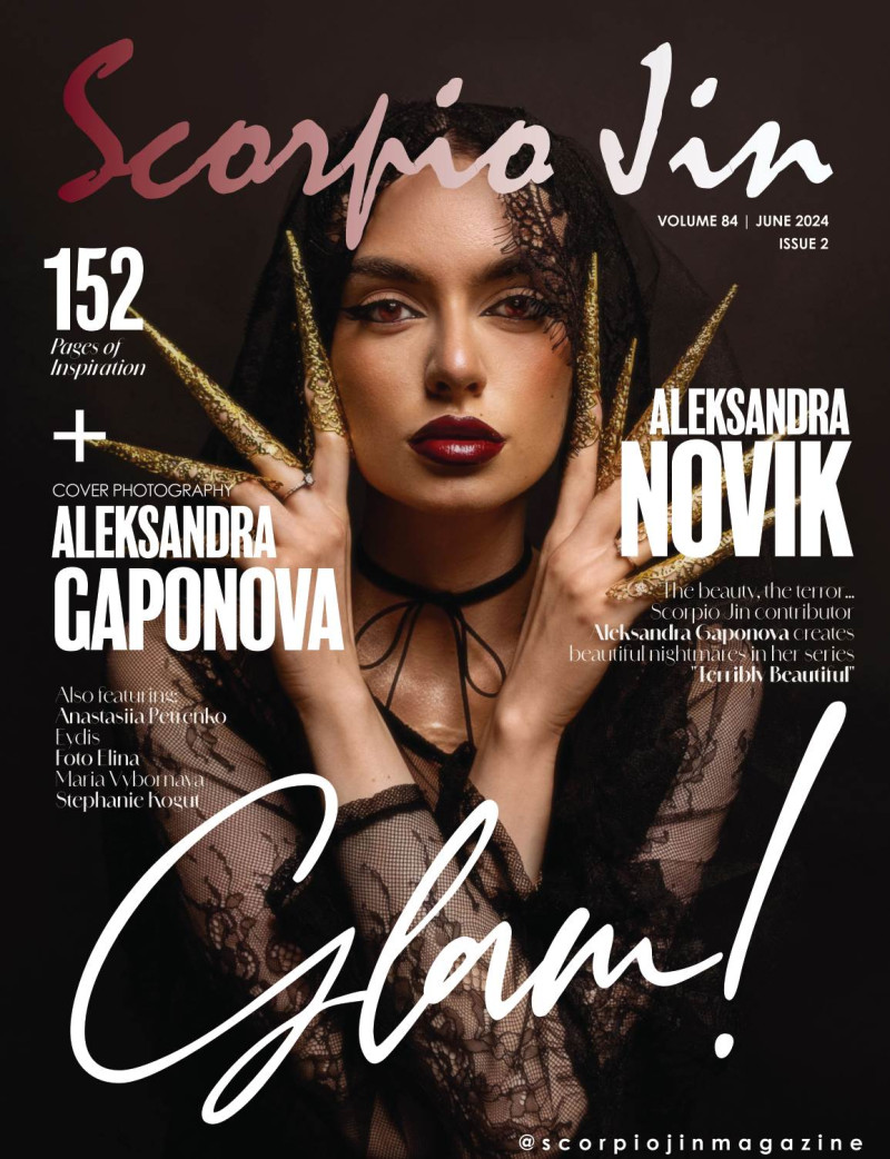 Aleksandra Novik featured on the Scorpio Jin cover from June 2024