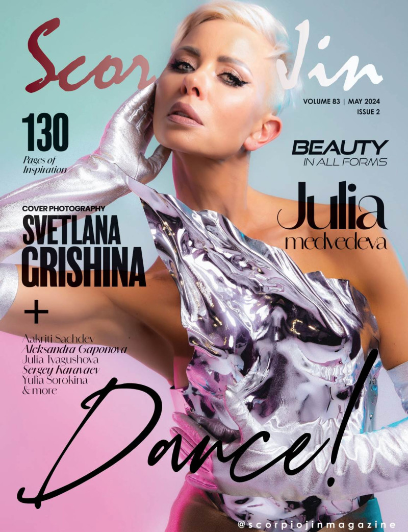 Julia Medvedeva featured on the Scorpio Jin cover from May 2024