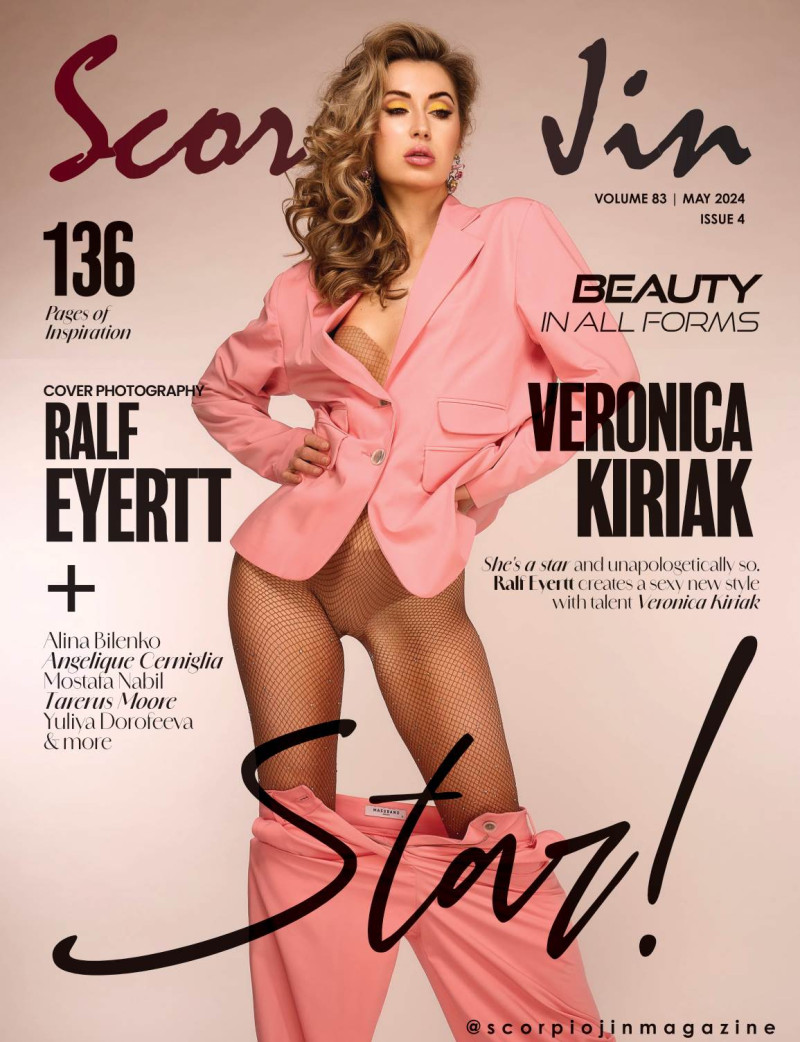 Veronica Kiriak featured on the Scorpio Jin cover from May 2024