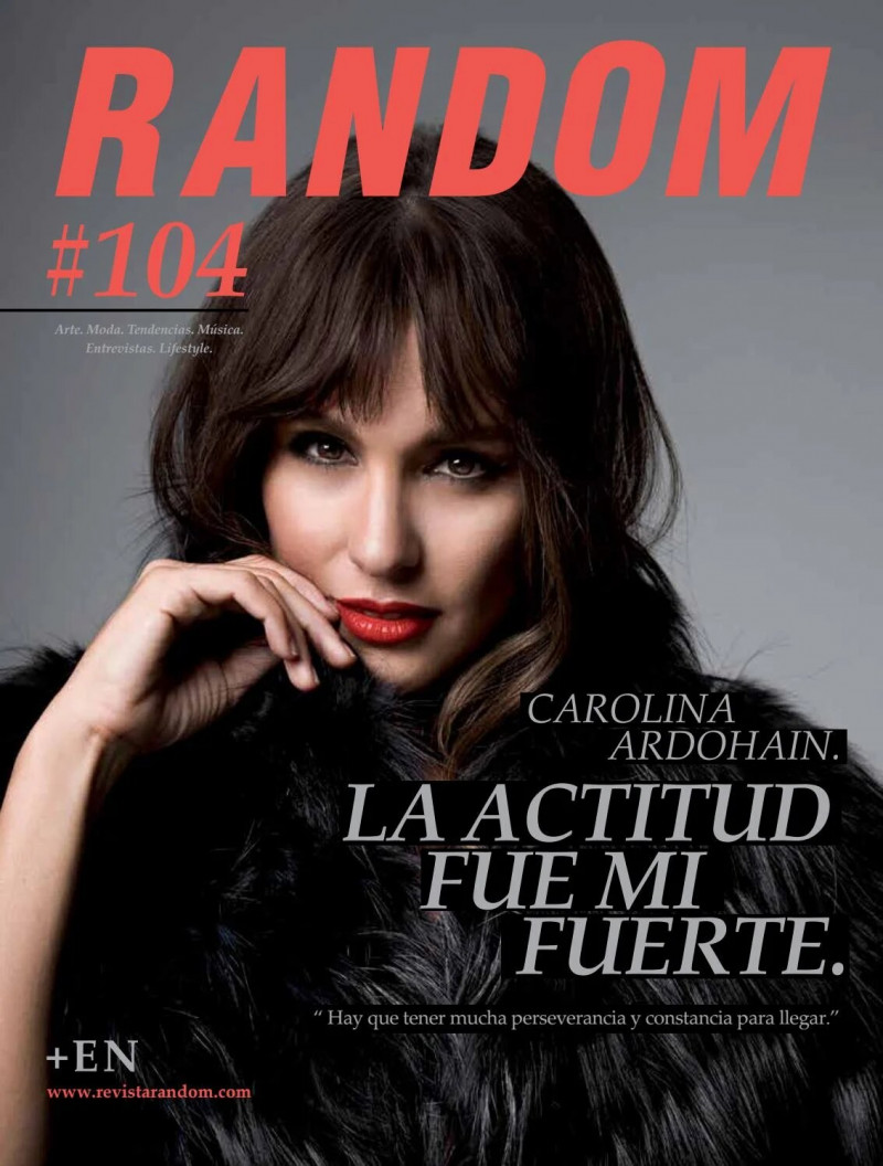 Carolina Ardohain featured on the Random cover from July 2017