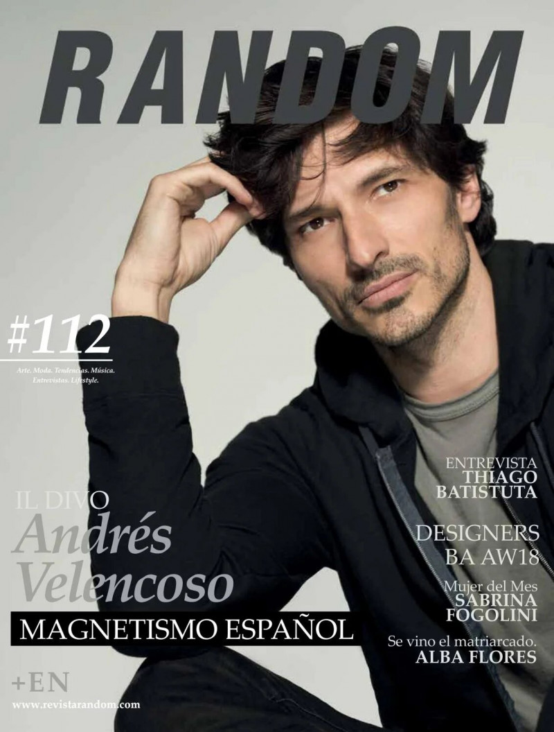 Andres Velencoso featured on the Random cover from June 2018