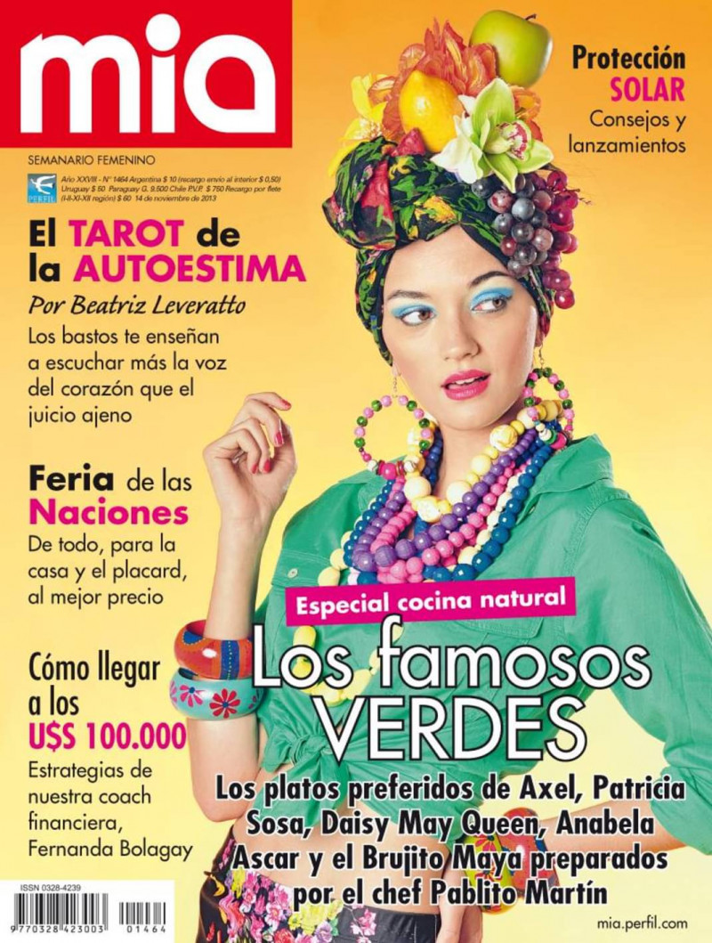  featured on the Mia Argentina cover from November 2013