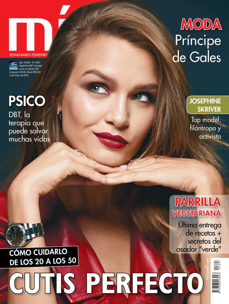 Josephine Skriver featured on the Mia Argentina cover from May 2018