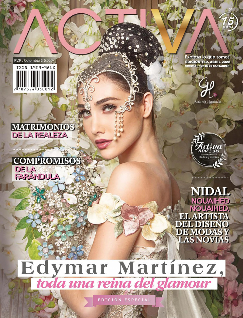 Edymar Martinez featured on the Activa Colombia cover from April 2022