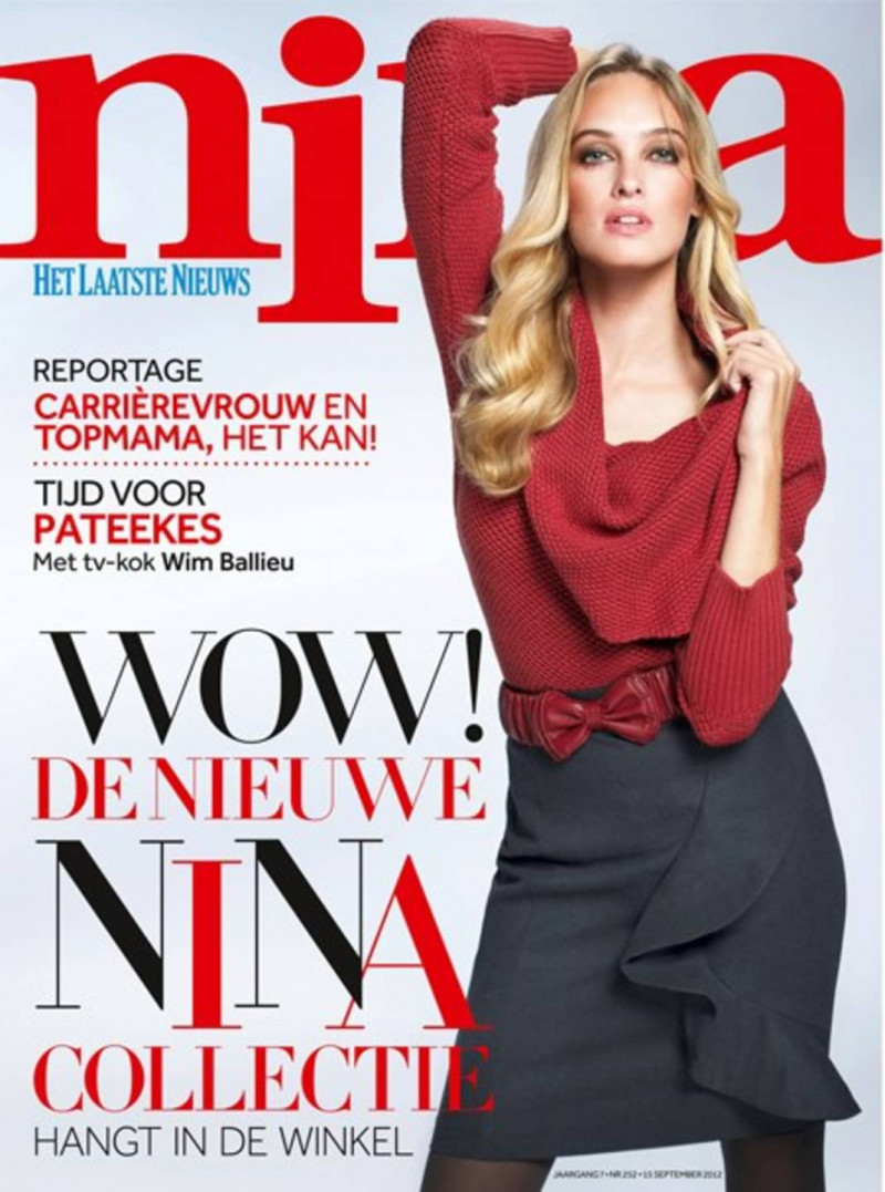 Kjell Bracke featured on the Nina Belgium cover from September 2012