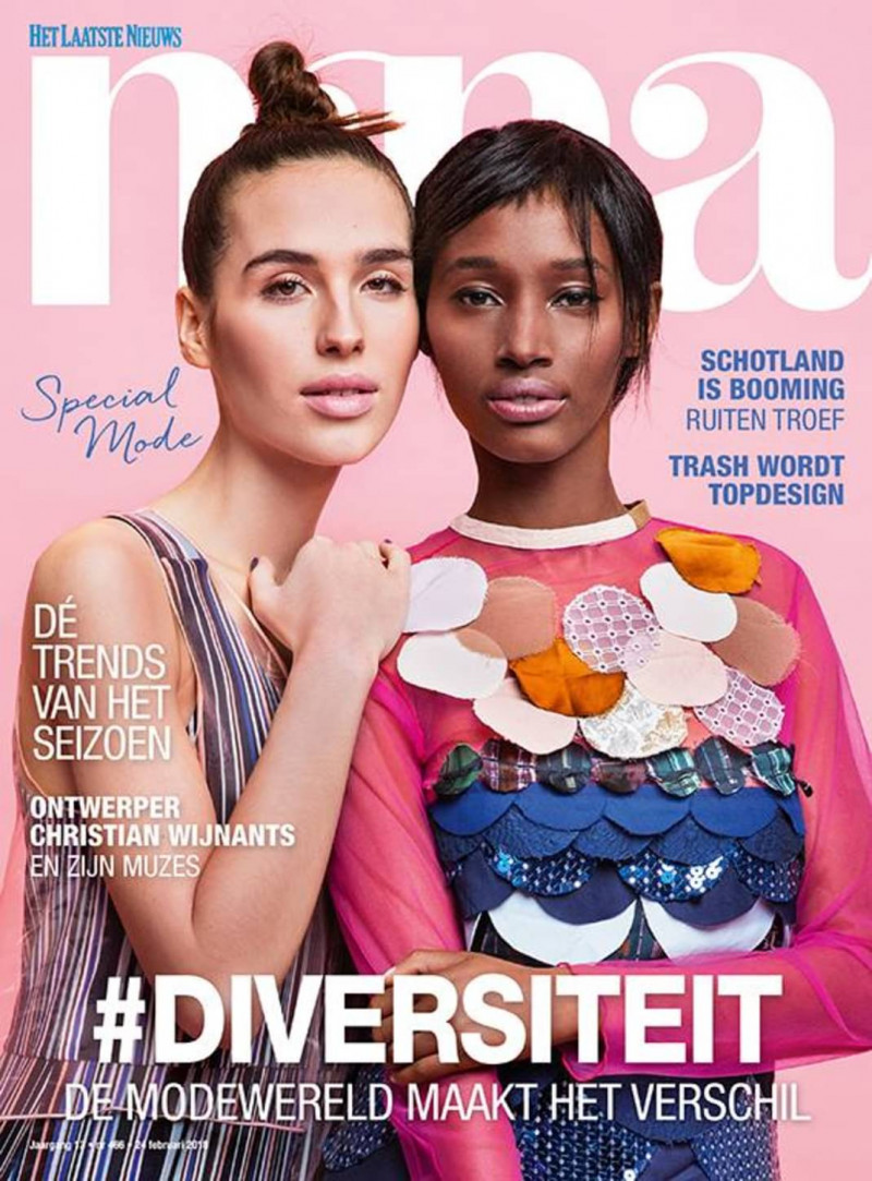 featured on the Nina Belgium cover from February 2018