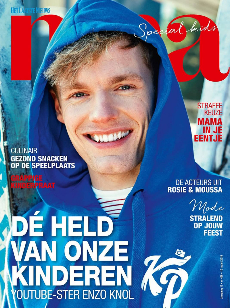  featured on the Nina Belgium cover from March 2018