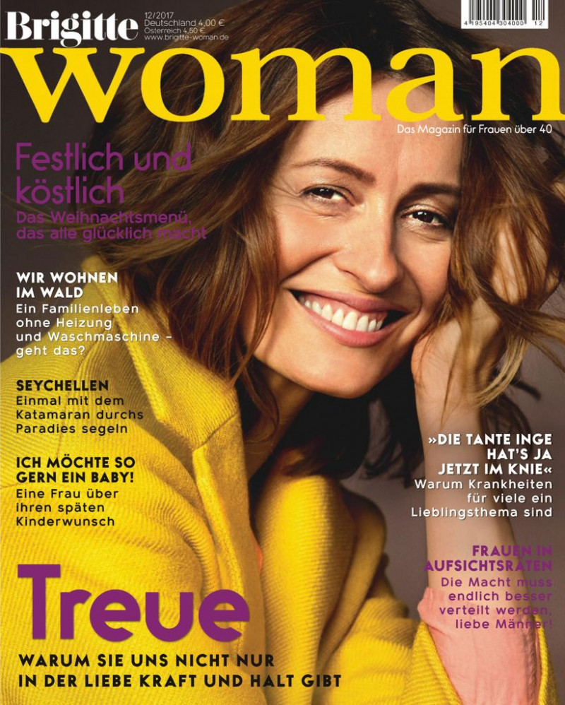 Marina Schlosberg featured on the Brigitte Woman cover from December 2017