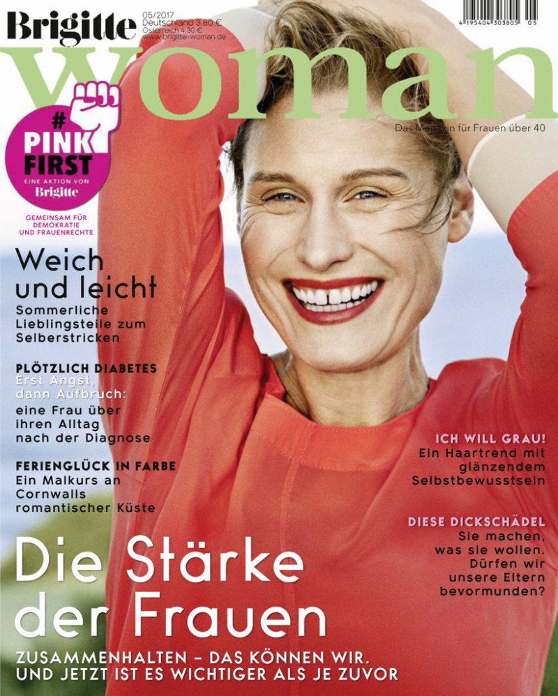 Cecilia Lindblom featured on the Brigitte Woman cover from May 2017