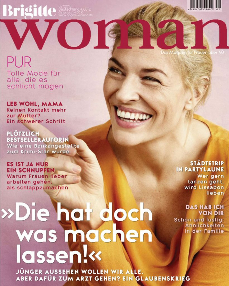  featured on the Brigitte Woman cover from February 2018