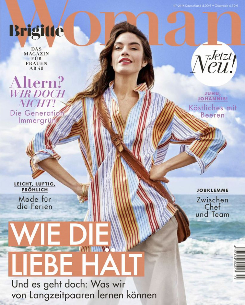  featured on the Brigitte Woman cover from July 2018