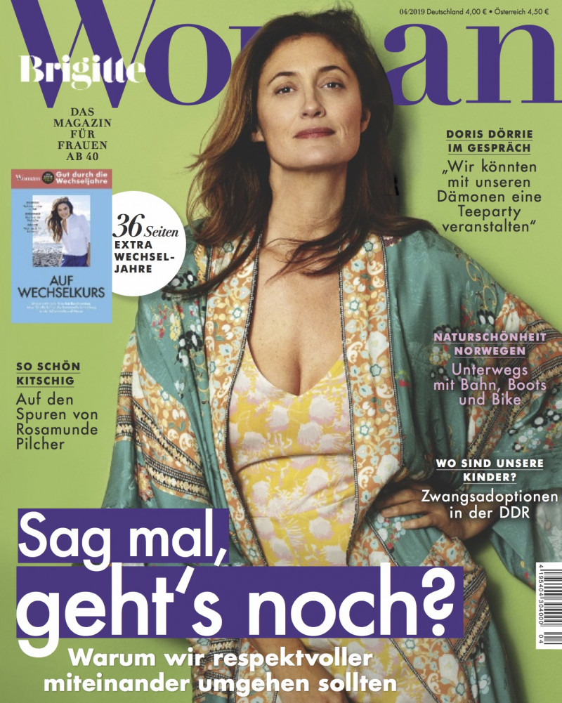 Hannah Dakin featured on the Brigitte Woman cover from April 2019