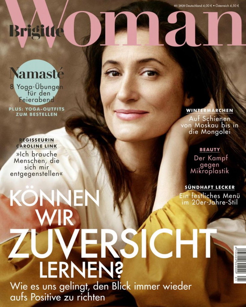 Hannah Dakin featured on the Brigitte Woman cover from January 2020