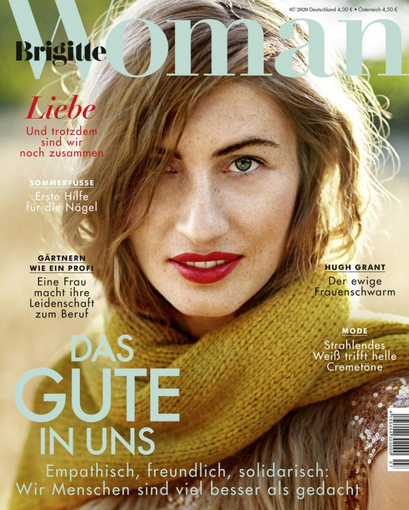 Marta Waydel featured on the Brigitte Woman cover from July 2020