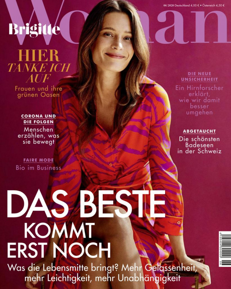 Magdalena Klebanska featured on the Brigitte Woman cover from June 2020