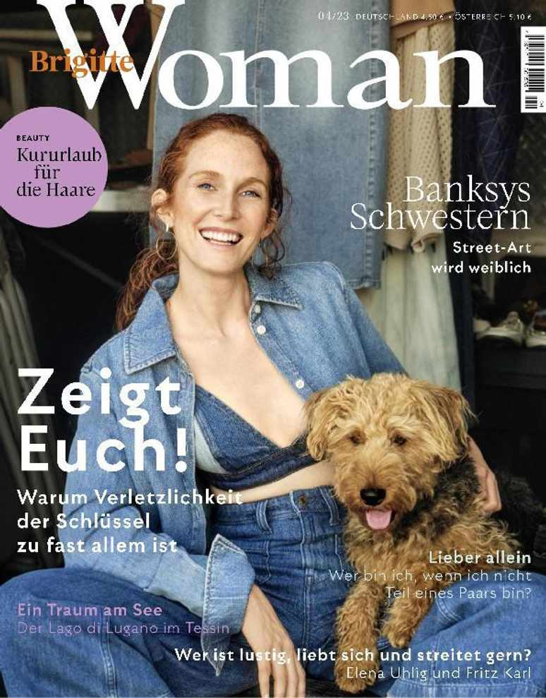  featured on the Brigitte Woman cover from April 2023