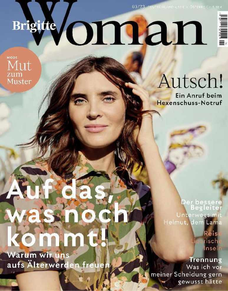  featured on the Brigitte Woman cover from May 2023