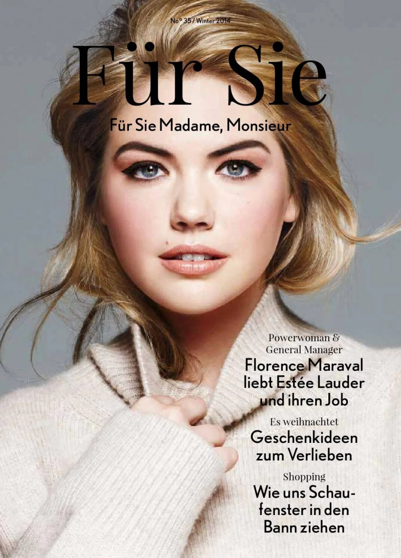 Kate Upton featured on the Für Sie Madame, Monsieur cover from December 2014