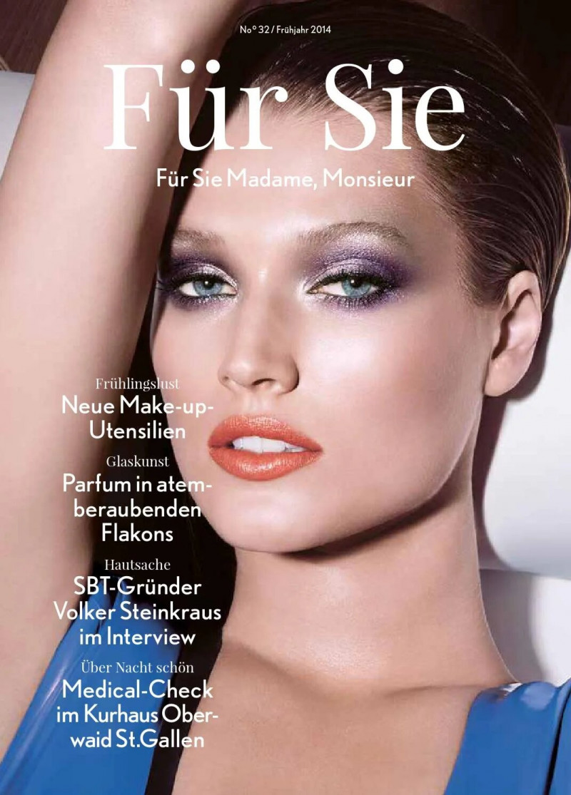 Toni Garrn featured on the Für Sie Madame, Monsieur cover from March 2014