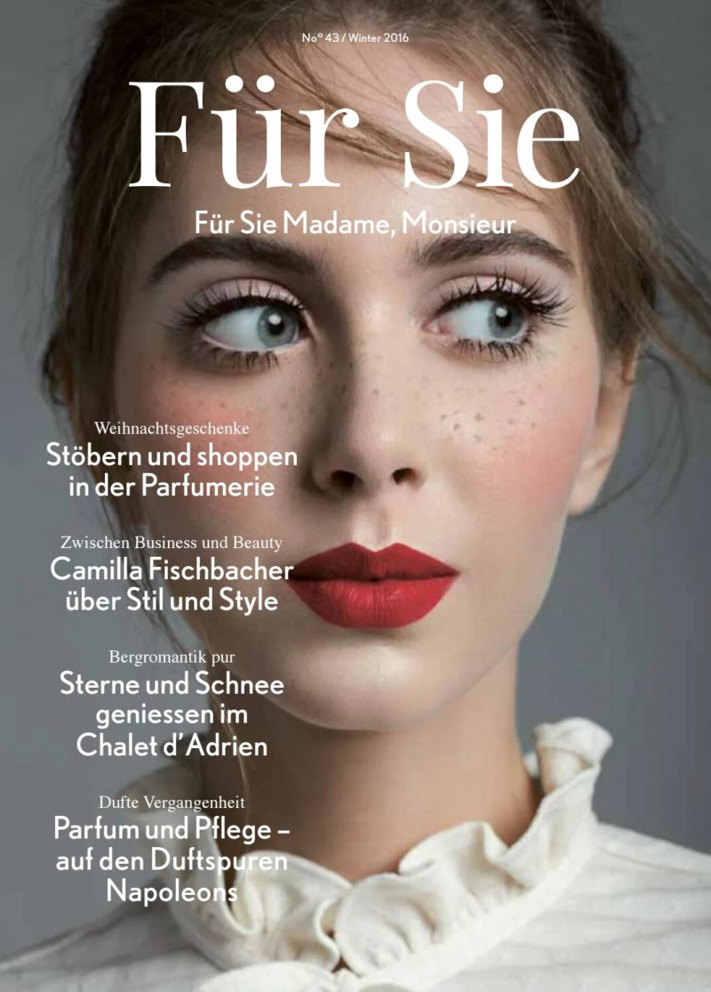  featured on the Für Sie Madame, Monsieur cover from December 2016