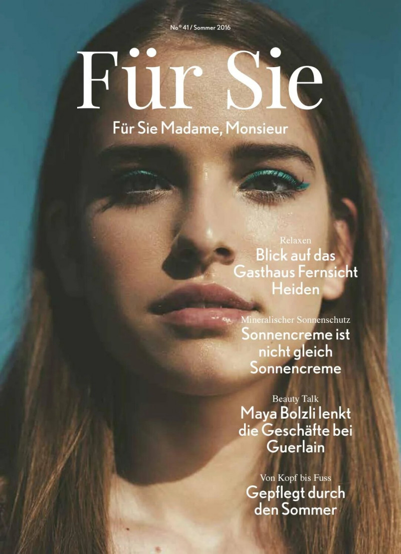  featured on the Für Sie Madame, Monsieur cover from June 2016