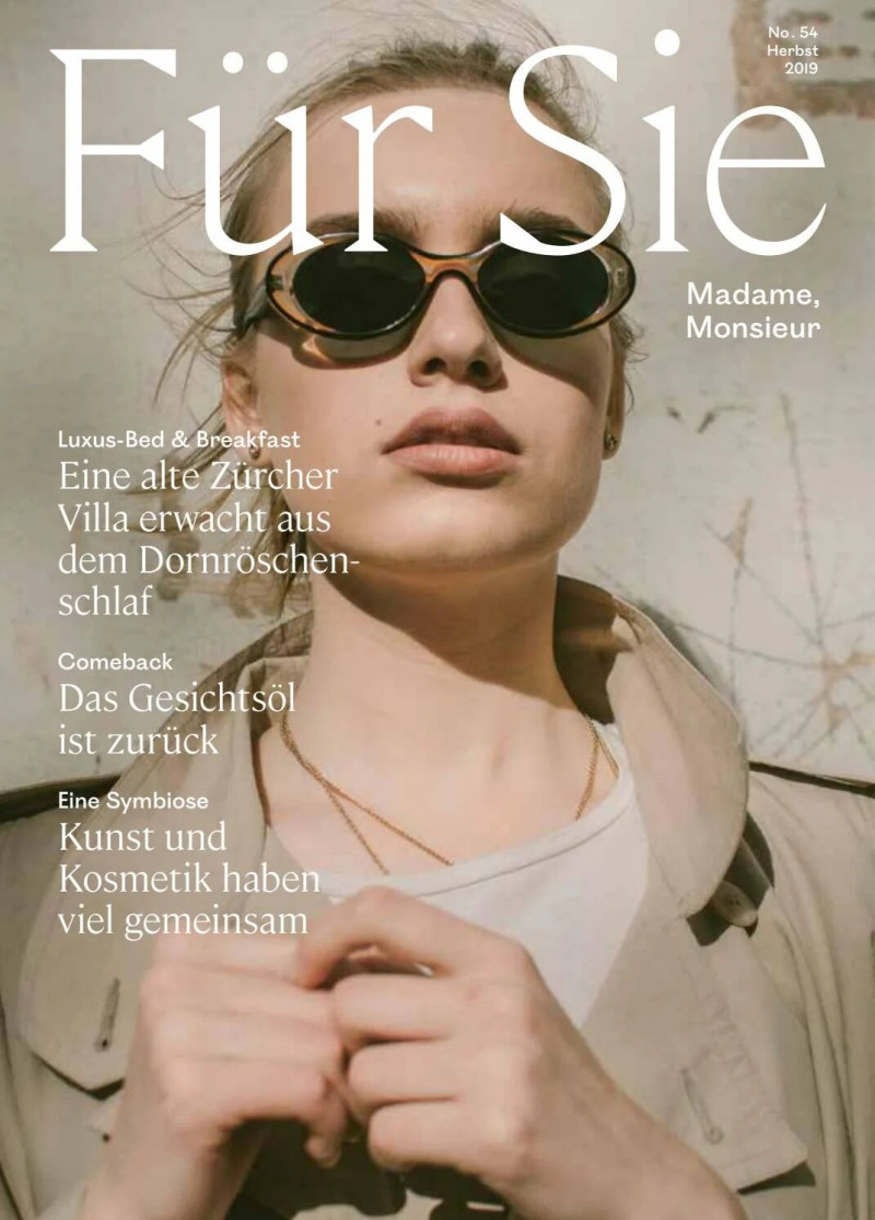  featured on the Für Sie Madame, Monsieur cover from September 2019