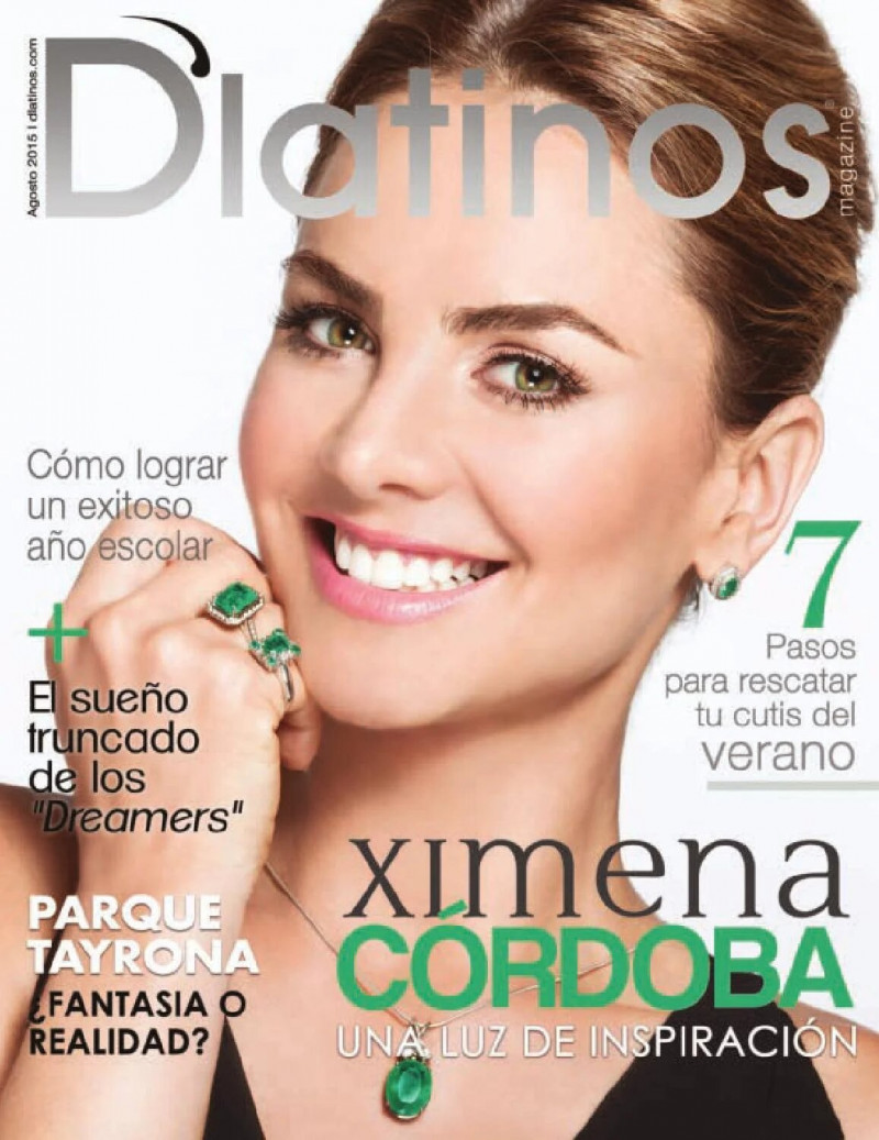 Ximena Cordoba featured on the D\'Latinos cover from August 2015