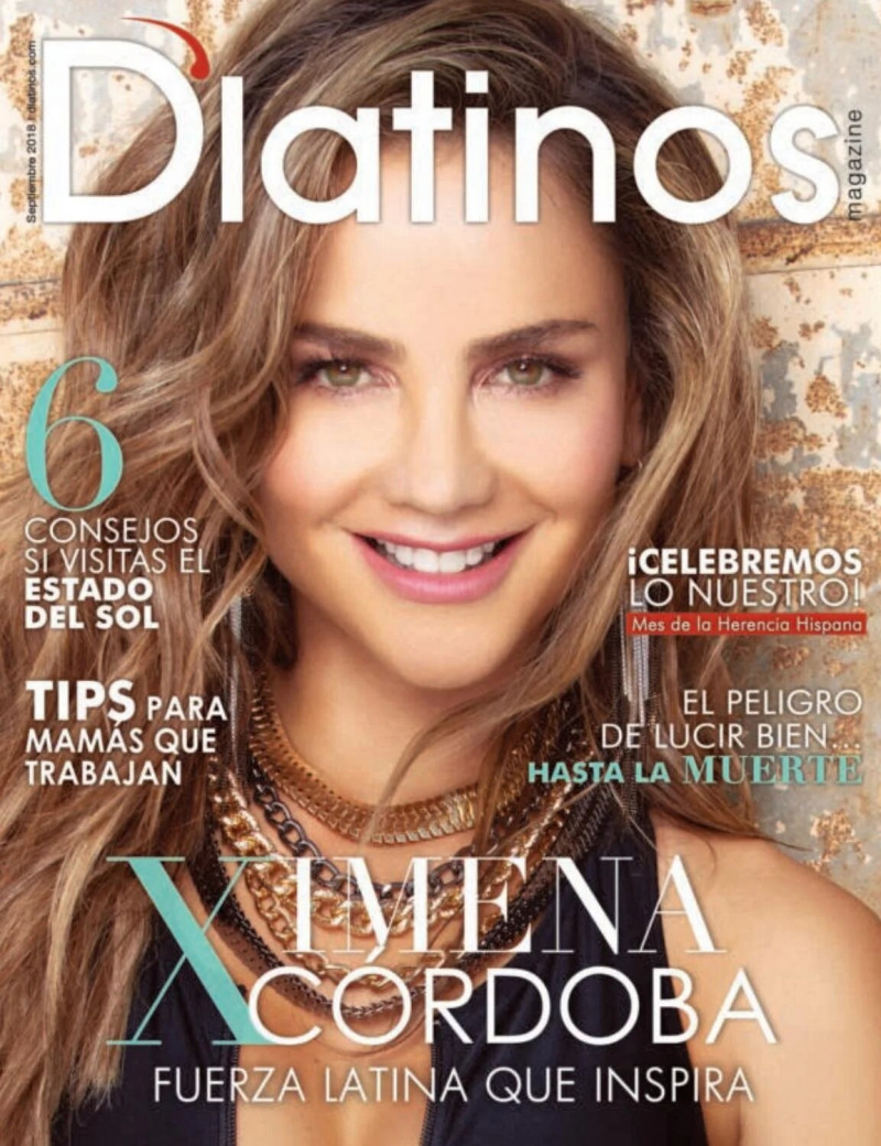 Ximena Cordoba featured on the D\'Latinos cover from September 2018