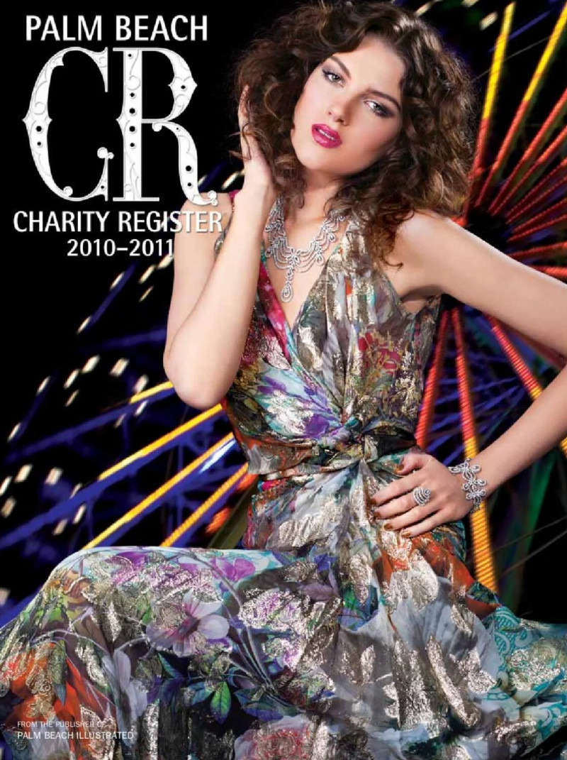 Emma Champtaloup featured on the Palm Beach Charity Register cover from December 2010