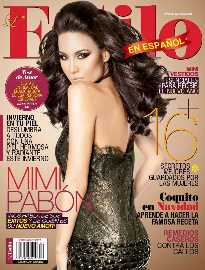 Mimi Pabon featured on the L\'Estilo cover from December 2012