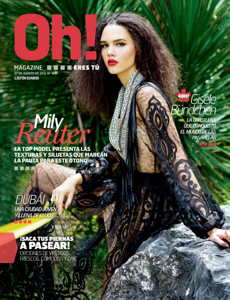 Mily Reuter featured on the Oh! Magazine cover from August 2016