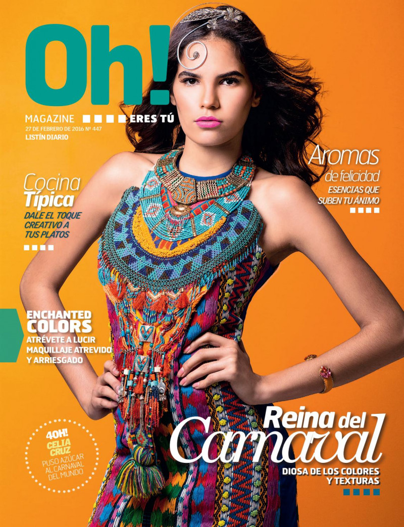 Nayrobis Perez featured on the Oh! Magazine cover from February 2016