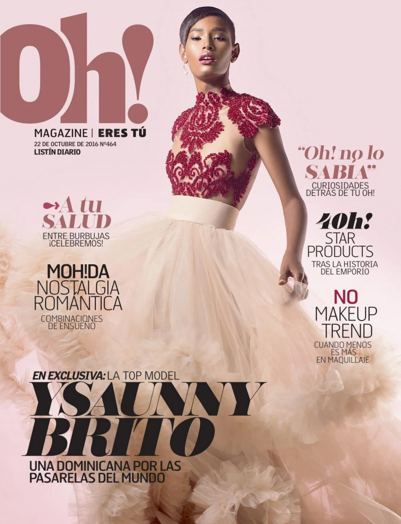 Ysaunny Brito featured on the Oh! Magazine cover from October 2016