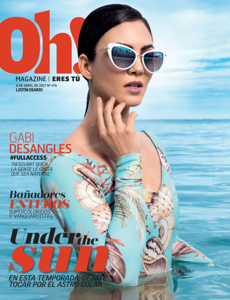 Jhadira Santana featured on the Oh! Magazine cover from April 2017