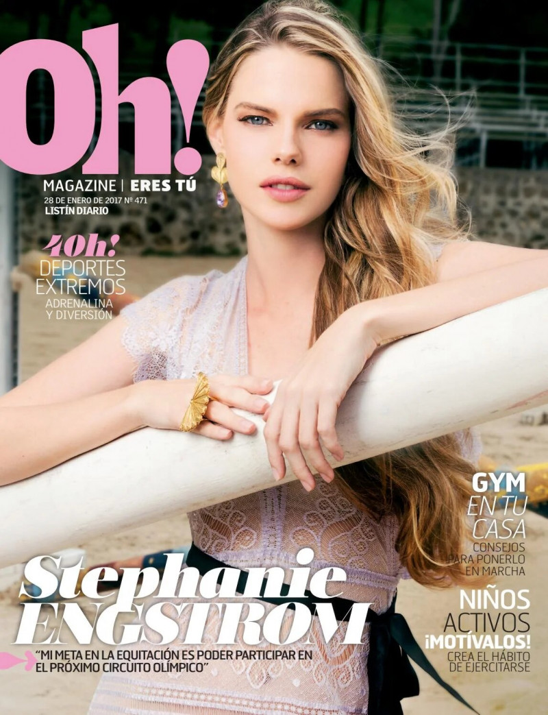 Stephanie Engstrom featured on the Oh! Magazine cover from January 2017