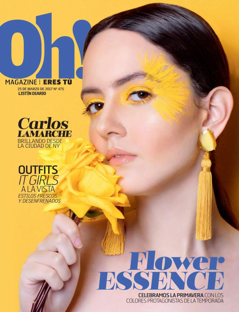 Perla Fernandez featured on the Oh! Magazine cover from March 2017